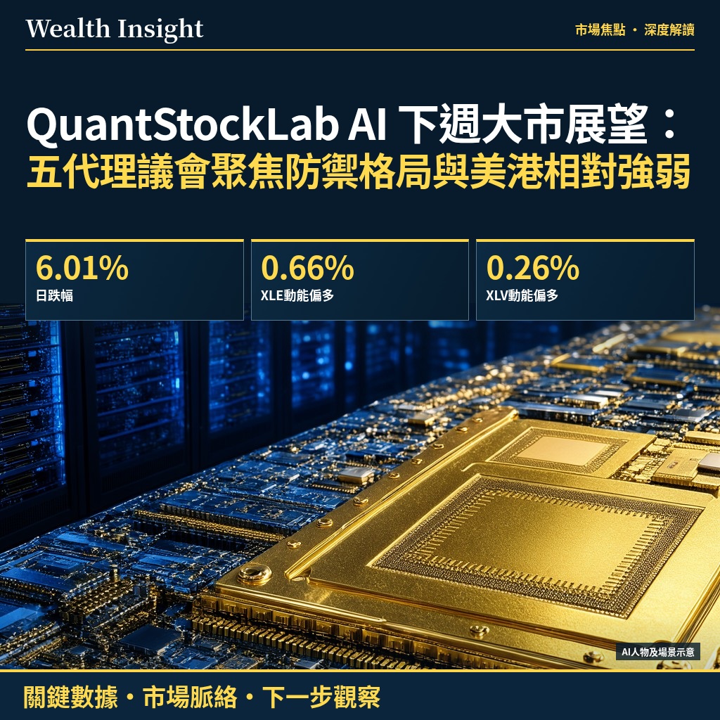 QuantStockLab AI 下週大市展望:五代理議會聚焦防禦格局與美港相對強弱